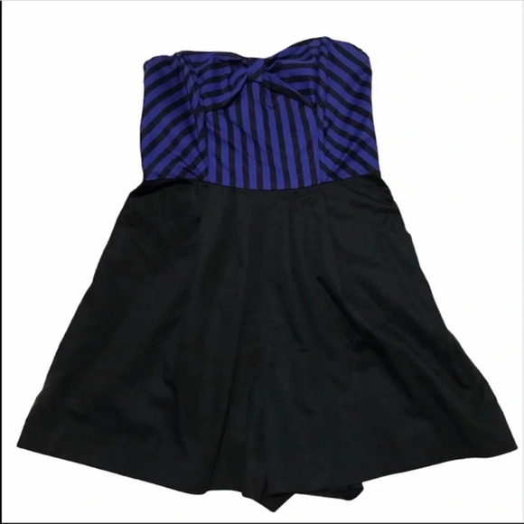 ANTHROPOLOGIE Maeve Chorus Girl Striped Romper 
Size 4 - Picture 2 of 7